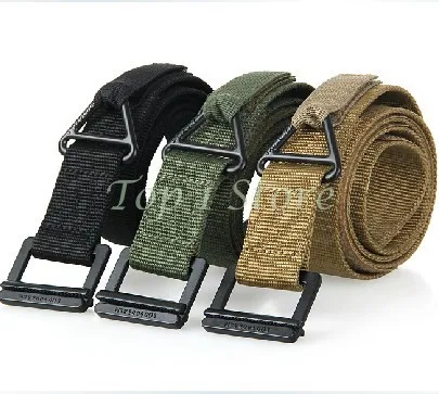

Wholesale Tactical Belt Rescue Riggers Tactical Rappelling Downhill Hunting Military Canvas Belts