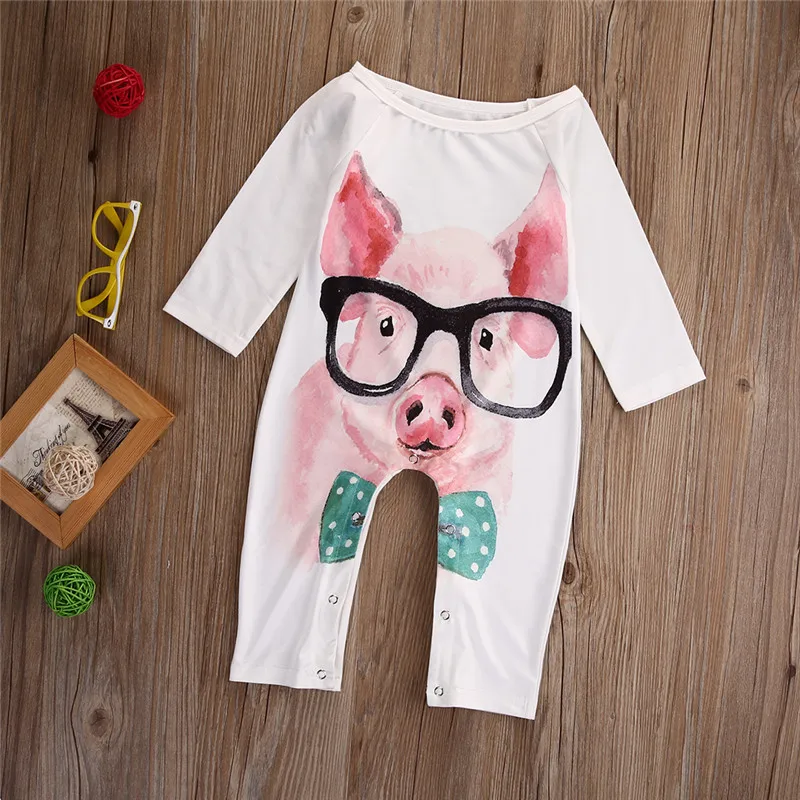 Nueva moda bebé Mamelucos ropa de algodón suave desgaste Otoño Invierno Vestidos mono manga larga Cartoon animales del bebé de ropa bebes Nueva moda bebé Mamelucos ropa de algodón suave desgaste Otoño Invierno Vestidos mono manga larga Cartoon animales del bebé de ropa bebes