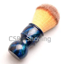 Чистая щетка для бритья инструменты для бритья бороды с ручкой из смолы для ухода за усами для мужчин с синтетическими узлами 26 мм