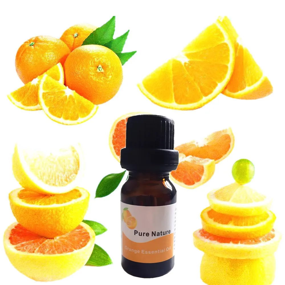 

10ml/bottle 100% Pure Organic Orange Aroma Essential Oil For Diffuser Spa Skin Care