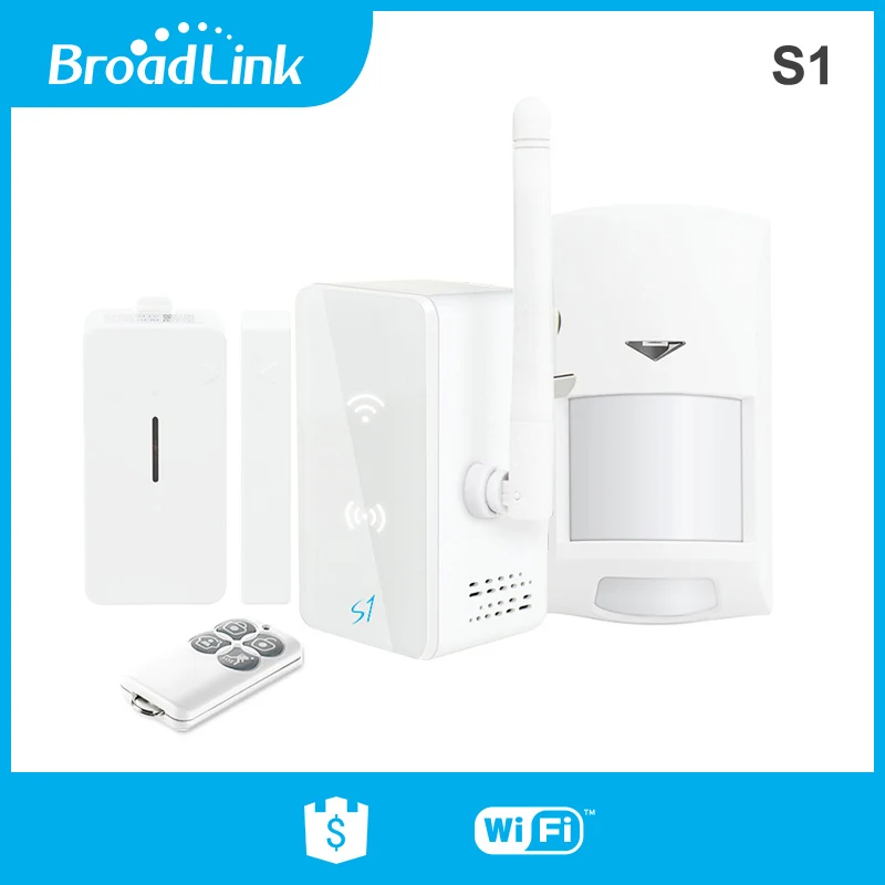 Broadlink S1 S1C SmartOne охранный комплект датчик движения PIR дверной датчик комплект сигнализации для система автоматизации умного дома, домашний набор для ухода