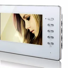 SmartYIBA 7 дюймов цифровой внутренний монитор Цвет ЖК-дисплей Экран видео домофон Дисплей для квартиры/домашний телефон видео домофон