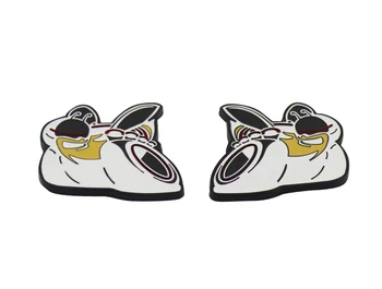 

2 pcs Black white Scat Pack Super Bee for Fender nameplate Emblem Badge Sticker