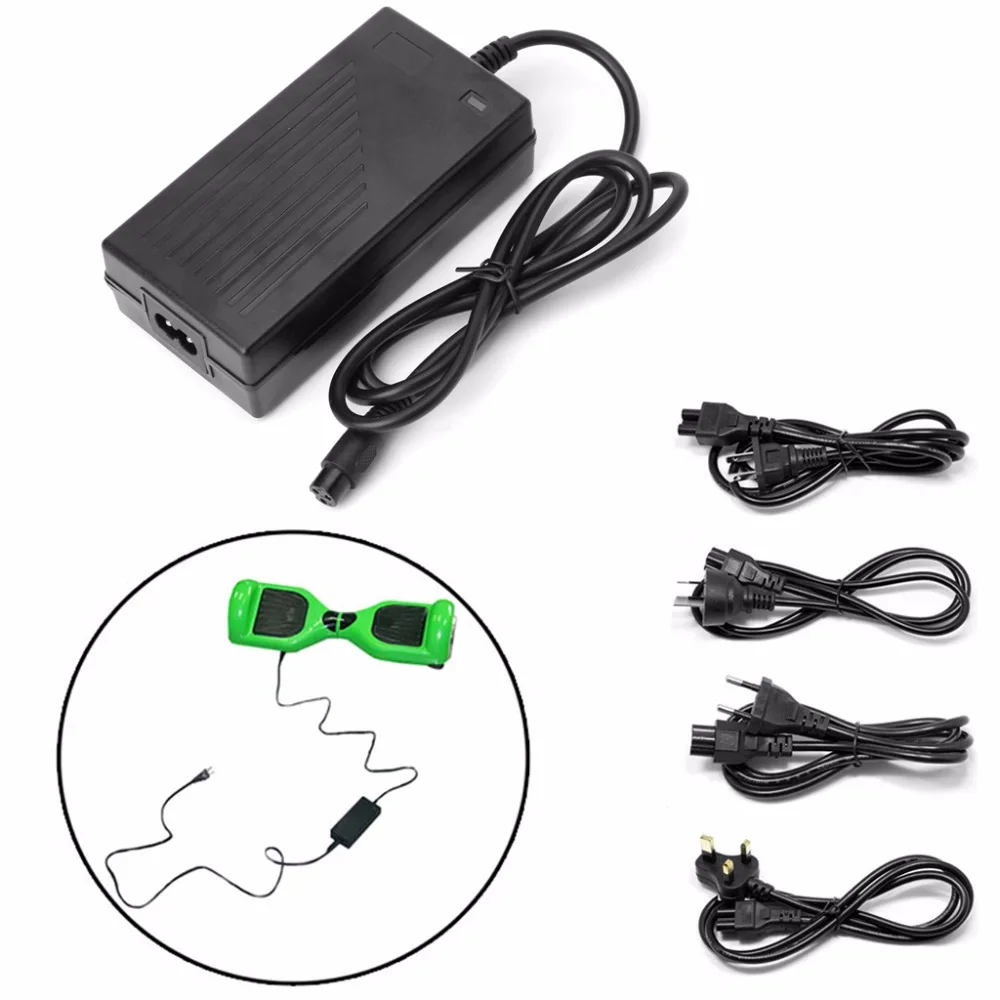 

1Pc 42V 2A AC DC Power Adapter Battery Charger For Smart Balance Scooter Wheel