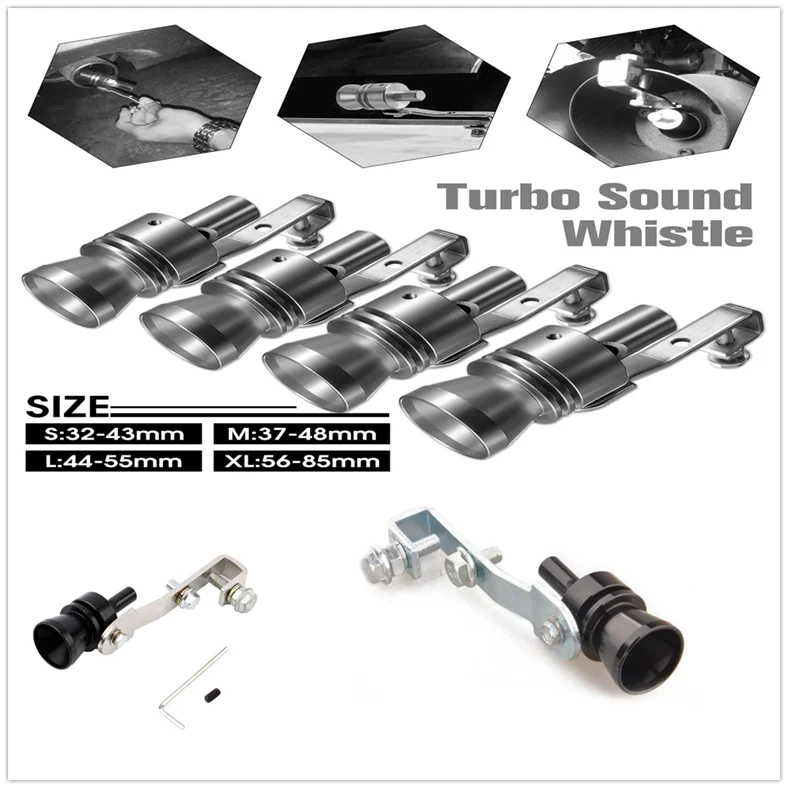 

Car Exhaust Pipe Muffler Sound Whistle Simulator black for Honda Crosstour CR-Z S C EV-Ster AC-X HSV-010 NeuV S660 Project D M