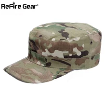 Refire gear, армейская камуфляжная кепка, мужская, Мультикам, солдат, Боевая, тактическая, плоская, унисекс, камуфляжная, повседневная, страйкбольная, Пейнтбольная, бейсбольная кепка s