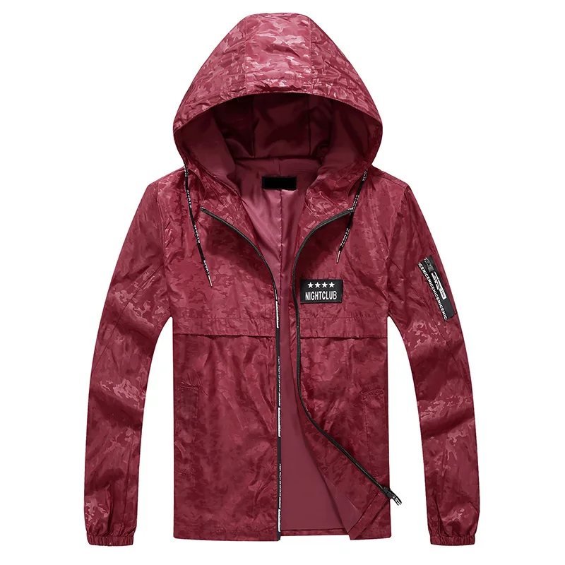 Мужская камуфляжная свободная ветровка размеры до 4XL 9XL|spring autumn|baggy jacketjacket spring |