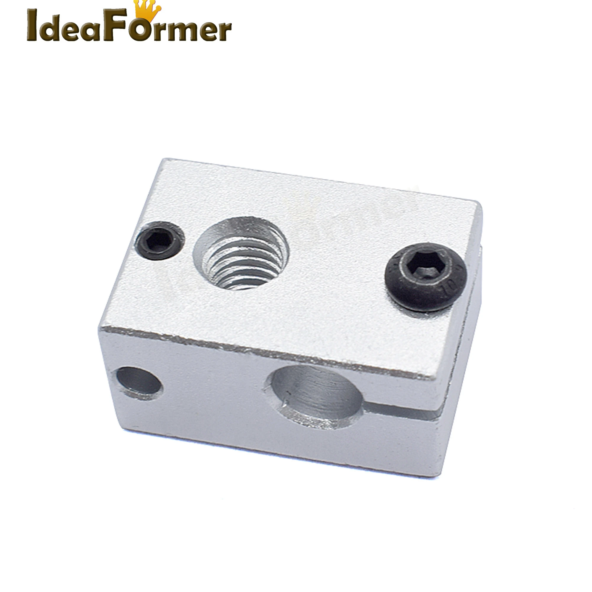 E3D V6 Upgraded version Heating Block 23*16*12mm for PT100 and NTC3950 thermistor J-head hotend Prusa i3 Kossel 3D Printer Parts