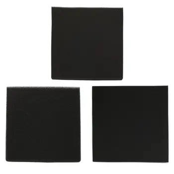 

50x50x2cm Black Biological Cotton Filter Foam Pond Aquarium Fish Tank Sponge Pad