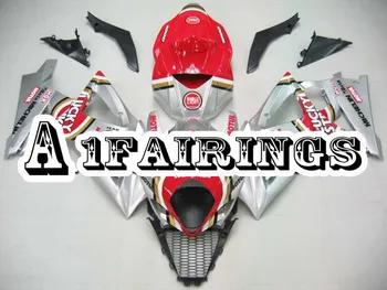 

Full Fairings For Suzuki GSXR1000 K7 2007 2008 GSXR-1000 07 08 ABS Plastic Injection Motorcycles Silver Red Lucky Strike Cowling