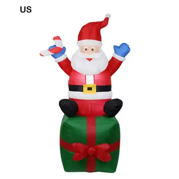 

Christmas Inflatable LED Lighted Santa Christmas Yard Decoration Inflatable Santa Claus Indoor Outdoor Yard Garden Xmas Decors