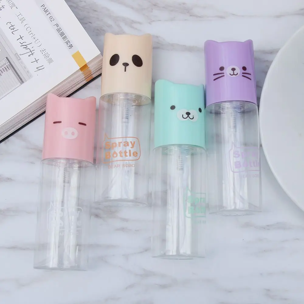 

Cartoon Bear Animal Portable Spray Bottle Refillable Empty Perfume Atomizer Spray Bottles Travel Scent Pump Cosmetic Container