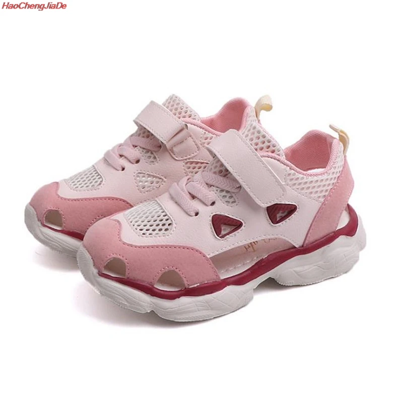 

Fashion Boy Girl Beach Slippers Children Sandals Summer Cartoon Kids Shoes Resistance Breathable Antislip Baby Soft