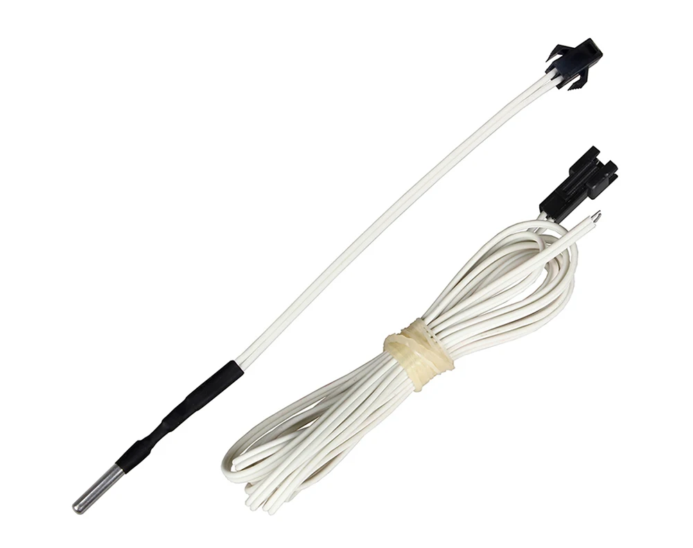 3DSWAY 3D Printer Parts HT-NTC100K Thermistor Temperature Sensor Wire B3950 Sensor Cable for High Temperature Print Hotend Kit (4)