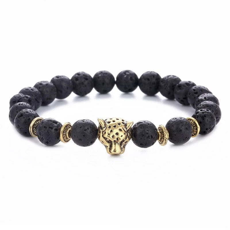 8mm Natural Stone Bracelet Homme Alloy Animal Beads Bracelet & Bangle Personality Jewelry BFF(3)_03