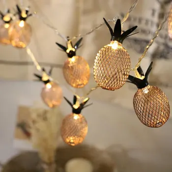 

1.5/3m 10/20PCS led string lights with Pineapple Festival Wedding Party Decor Lighting Christmas lights outdoor lighting