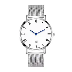 Высококачественный бренд ZLF-K091-4 Для мужчин простой кварцевые часы из розового золота модная популярная