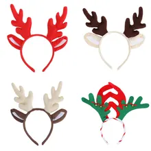 

1pc Reindeer Antler Hair Hoop Christmas Kids Headband Headwear for Children Christmas Costume Party