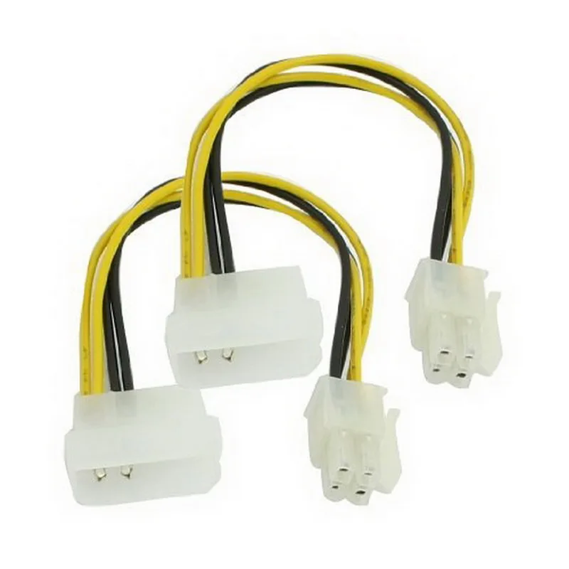 Buy 1PCS 20cm P3 to P4 ATX 4 Pin Power Connector to