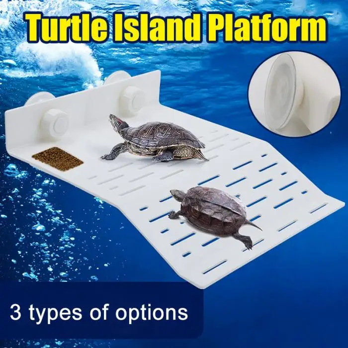 Черепаха остров платформа аквариумная рептилия полый док плавающий аквариум Декор E2S