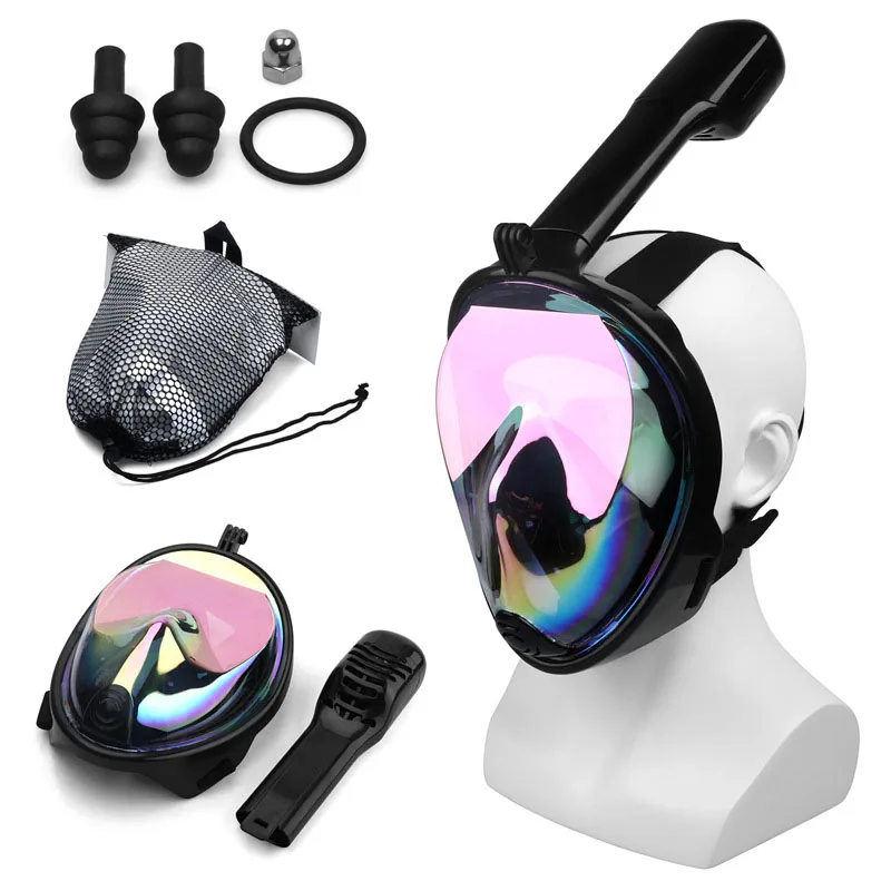 

Diving Mask Underwater Scuba Anti Fog Full Face Diving Mask Snorkeling Set with Anti-skid Ring Snorkel New Arrival Free shipping