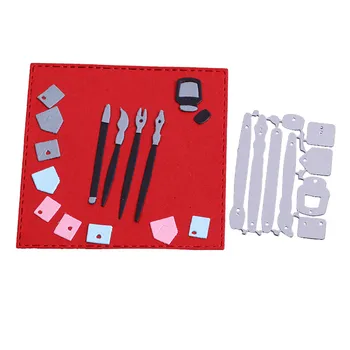 

Lychee Life Pen Pencil Shape Metal Cutting Dies Stencils DIY Scrapbooking Album Decorative Embossing Cards Die Cutting Template