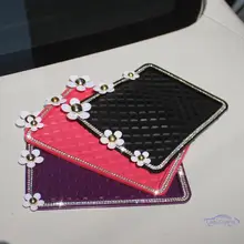 Свадебный автомобиль украшения цветок телефон Anti-коврик для девушки, чтобы сделать ваш автомобиль ярко! Как гардон