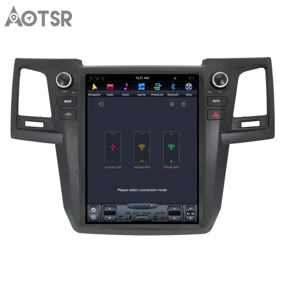 Aotsr Android 7,1 12,1 дюймов Тесла стиль автомобиля без DVD плеер gps навигация авто радио для Тойота Королла 2007- мультимедиа