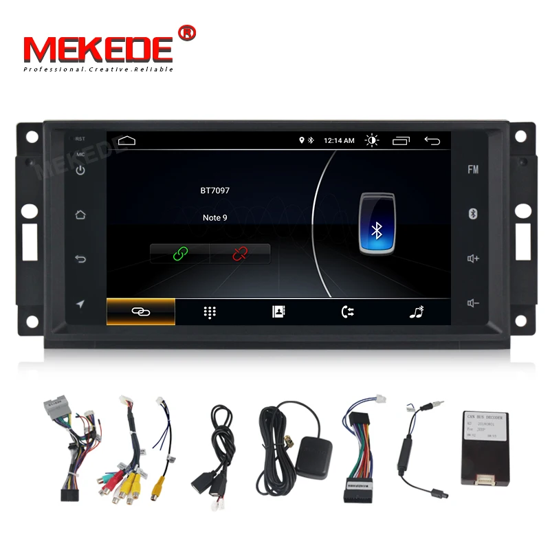 Perfect MEKEDE Android8.1 Car multimedia DVD player for Jeep Cherokee 2009 2008 2010 Wrangler car stereo for Dodge radio for Chrysler 5