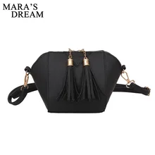 Mara’s Dream 2018 Women Crossbody Bag Small Messenger PU Leather Solid Mini Saddle Femal Shoulder Bags Handbags Evening Purse