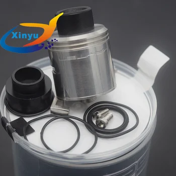 

Kryten RDA Hadaly citadel RDA 316ss Atomizers With Wide Bore Drip Tip 22MM Diameter Electronic Cigarette Huge Vapor Fit 510 Mod