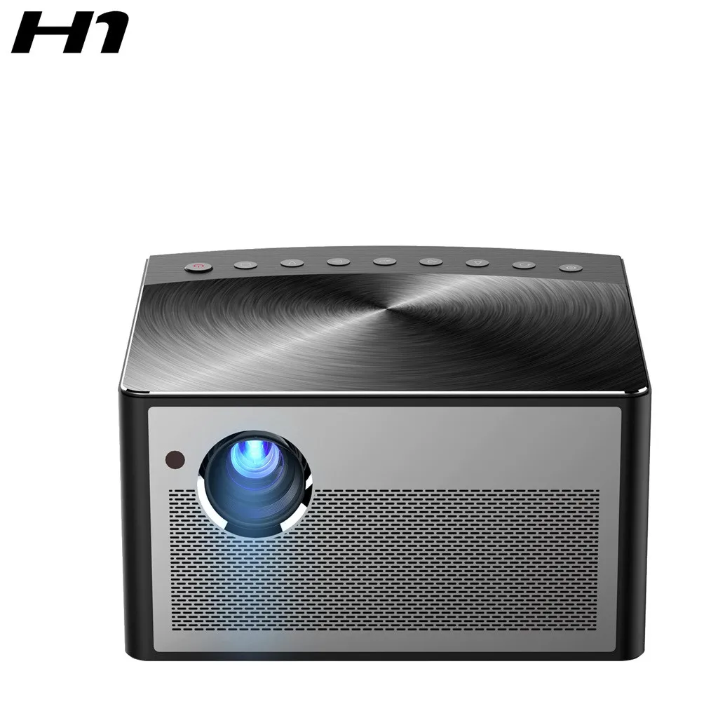 Marca AUN H1 1300ANSIDLP проектор Full HD 1080P 3D Поддержка 4K видео проектор EU 18Dec18