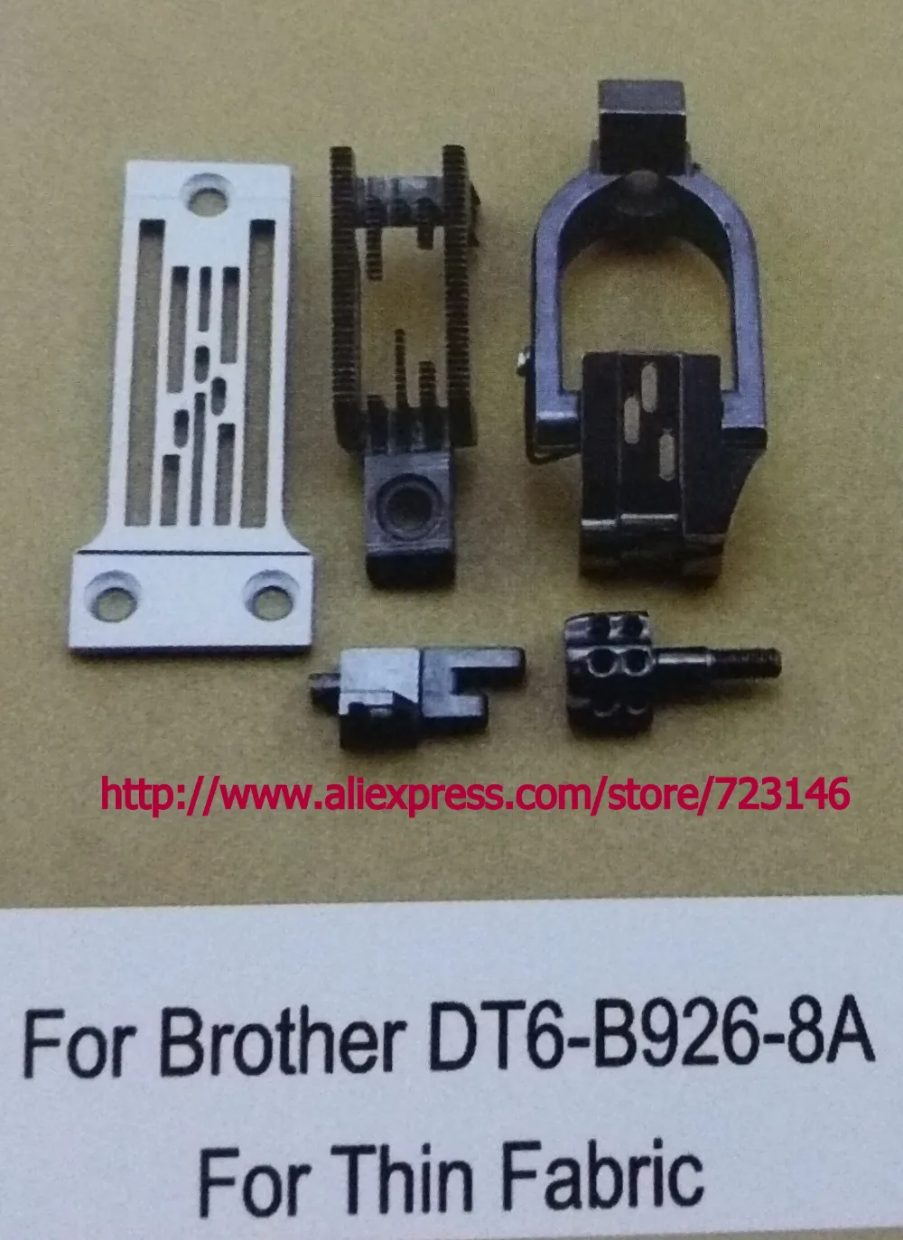 

GAUGE SET for Brother DT6-B926-8B THIN FABRIC INDUSTRIAL SEWING MACHINE