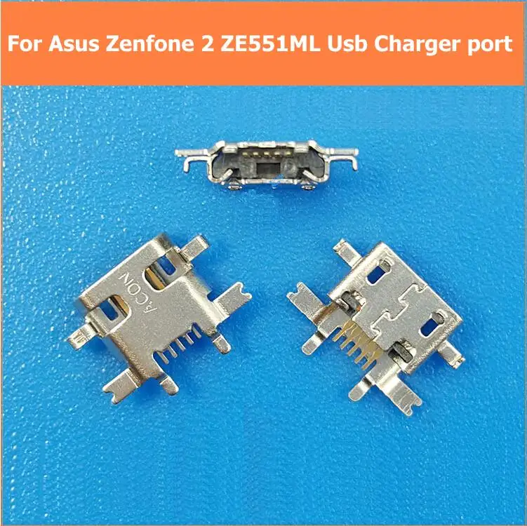 Оригинальный порт зарядного устройства Mirco Usb для Asus Zenfone 2 ZM551ML ZE550ML 5