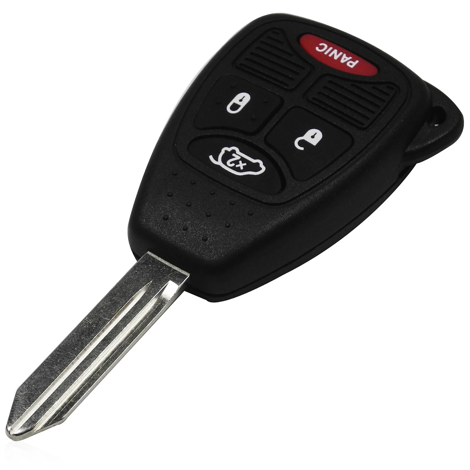 

jingyuqin 4Buttons Car Key Fob Shell for Chrysler Dodge Magnum Town Country PT Cruiser Nitro Ram 1500 2500 3500 Car-styling