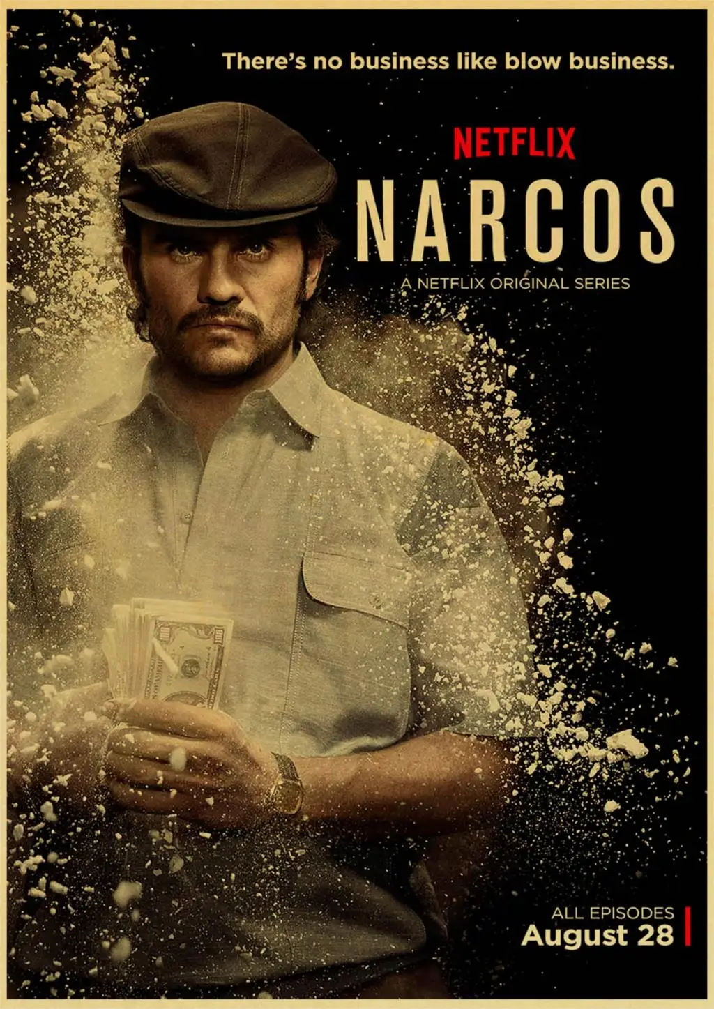 Винтажный сезон Коламбия наркос ТВ серийные Ретро плакаты украшения для дома крафт-бумага Высококачественная картина наклейки на стену