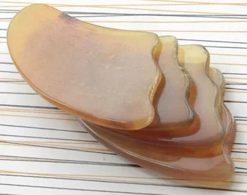 

2pcs Scraping Plates Chinese Traditional Acupuncture Massage Face Body Tool Gua Sha Board Therapy Natural Born