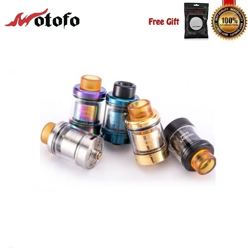 

Original WOTOFO Serpent SMM RTA 4ml Tank Rebuildable 24mm Vape Tanks for Box Mod Electronic Cigarette Atomizer VS Bellus RDTA