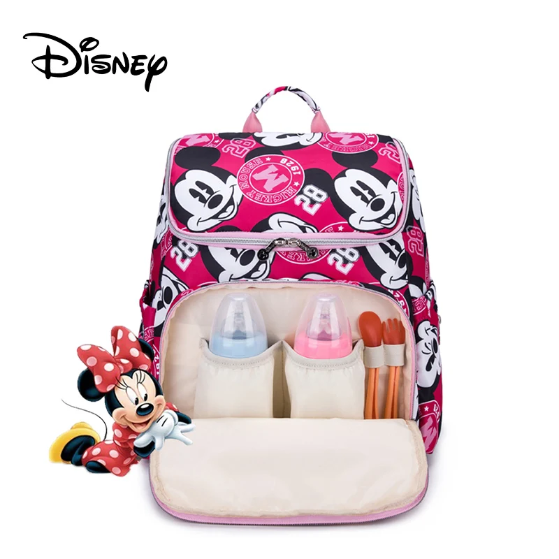 

Disney 12 Colors Mickey Mummy Maternity Nappy Bag Large Capacity Minnie Diaper Bag Travel Backpack Nursing Bags For Baby Care