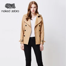 Naked Zebra Leather Jackets Women 2016 Spring Autumn Rivet Zipper Motorcycle Faux Leather Coat Female Paragraph Lapel PU Jacket
