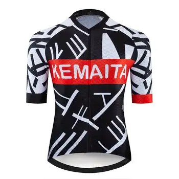 

KEMAITA Pro Mountain Bike Cycling Wear Breathable Bicycle Clothing Slim Fit Ciclismo Maillot