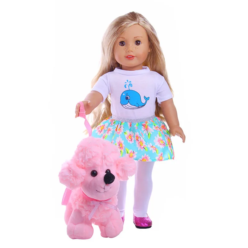 5styles doll pet dog for 18inch American Girl Doll Best Birthday Gifts for Girls 