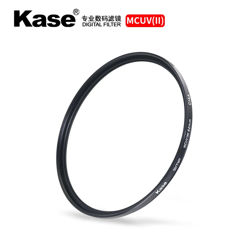 Фильтр для объектива камеры kase 37 39 40 5 46 49 52 55 58 62 67 72 77 82 86 мм smp mcuv с защитой от
