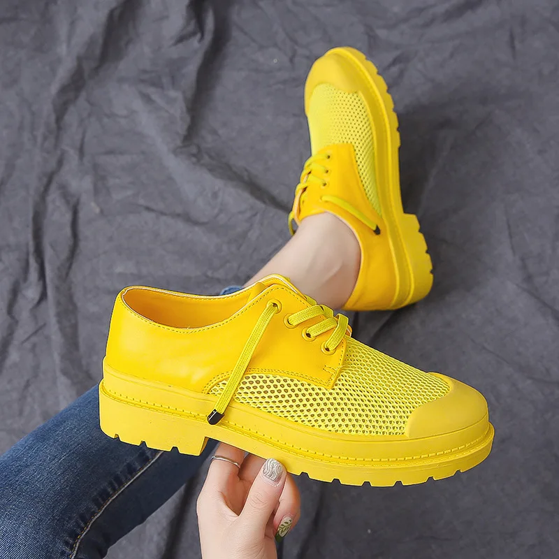 

2019 summer new style simple and simple solid color flat shoes women comfortable versatile mesh breathable casual shoes