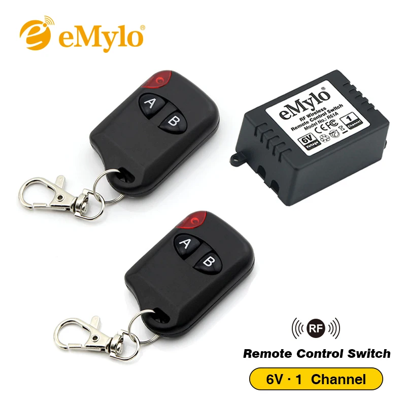 Беспроводной пульт дистанционного управления eMylo RF DC5V/ 6V 433 МГц светильник 1