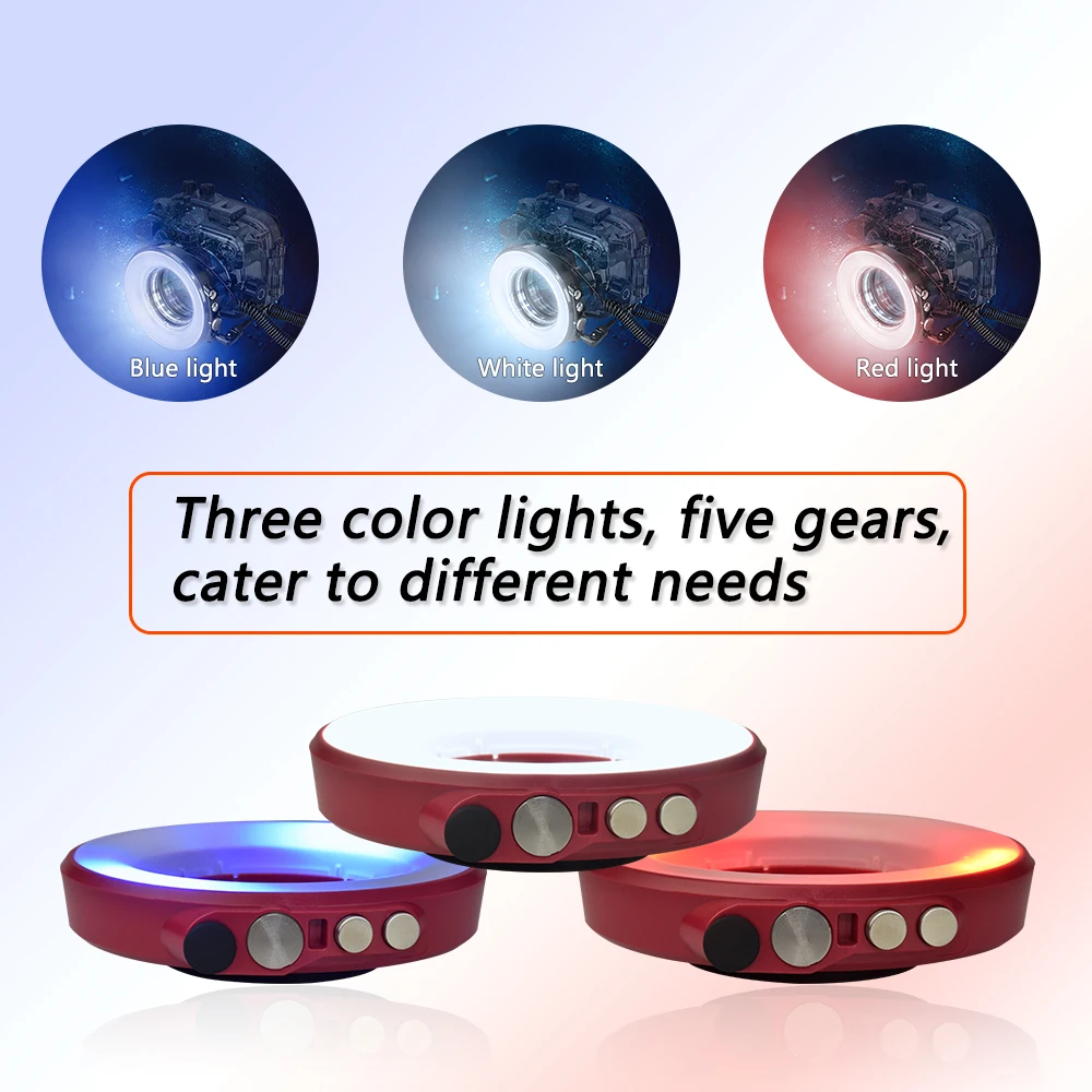  SL-108 67mm Waterproof Underwater Diving LED Ring Light Macro Ring For Olympus TG-5 TG5 TG-4 Sony A - 32952260635