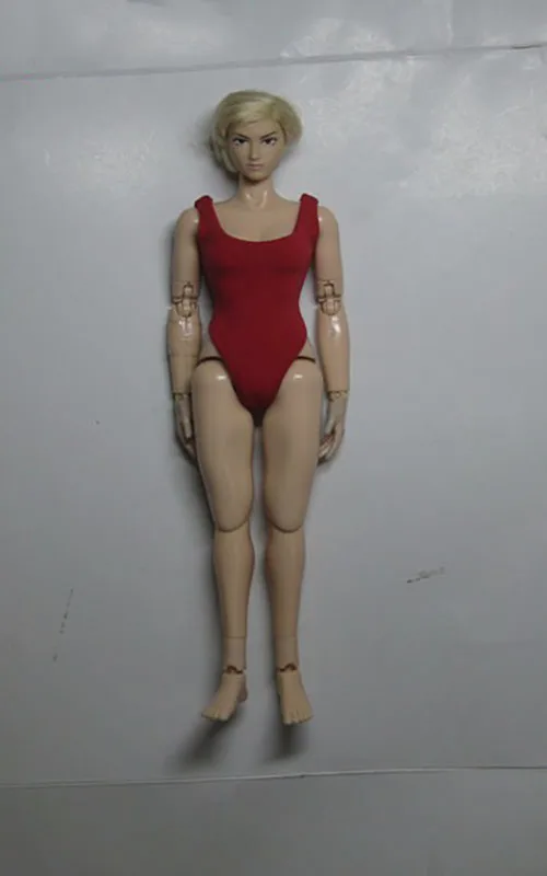 

Sexy Girl Red Tight Stretch Swimsuit Leotard 1/6 Female Clothing Model Toys For 12" Action Figure Body Toys Accessory