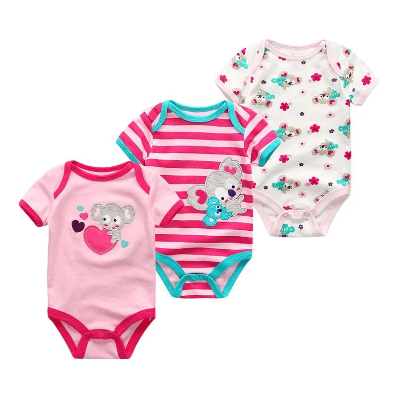 Одежда для новорожденных bebe ropa боди хлопковый костюм с короткими рукавами и принтом для малышей Одежда для маленьких мальчиков и девочек Комбинезон и пижама