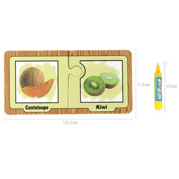 

2019 Magic Water Painting Card Puzzle Color Painting Toy Children Doodle Coloring Board Puzzle Board Painting Card Drawing Toys