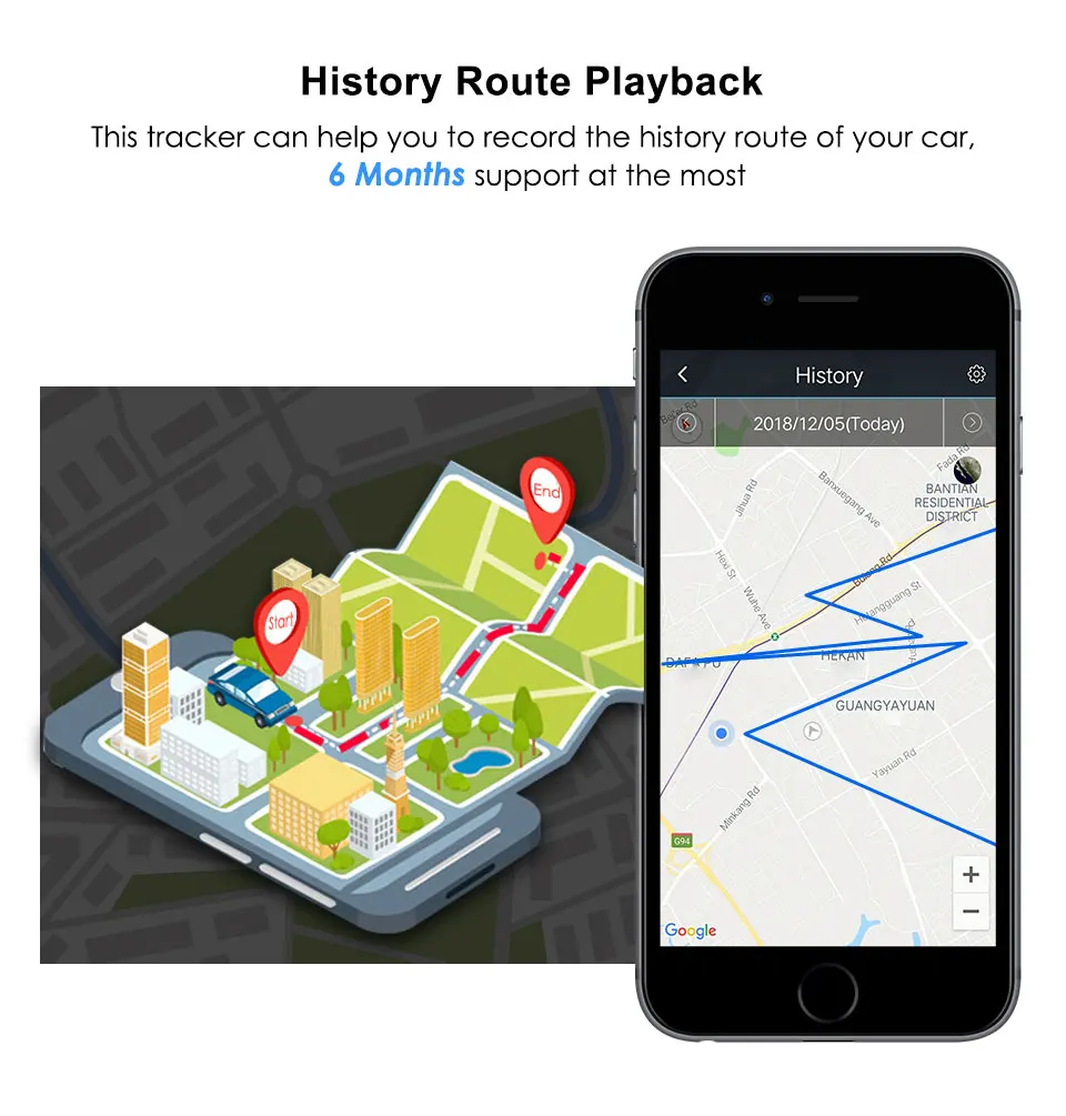 Мини gps трекер, автомобильный gps трекер, водонепроницаемый IP65 Google maps, отслеживание в реальном времени, ударная линия, сигнализация, gps локатор, гео-забор, бесплатное приложение